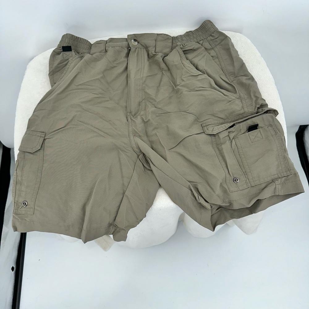 Men's Green Cargo Shorts